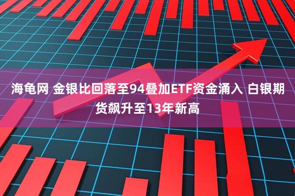 海龟网 金银比回落至94叠加ETF资金涌入 白银期货飙升至13年新高